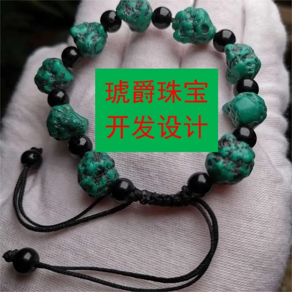 

Jewelry Hubei Shiyan Turquoise With The Shape Of The Bracelet String Jewelry National Wind For Men And Women