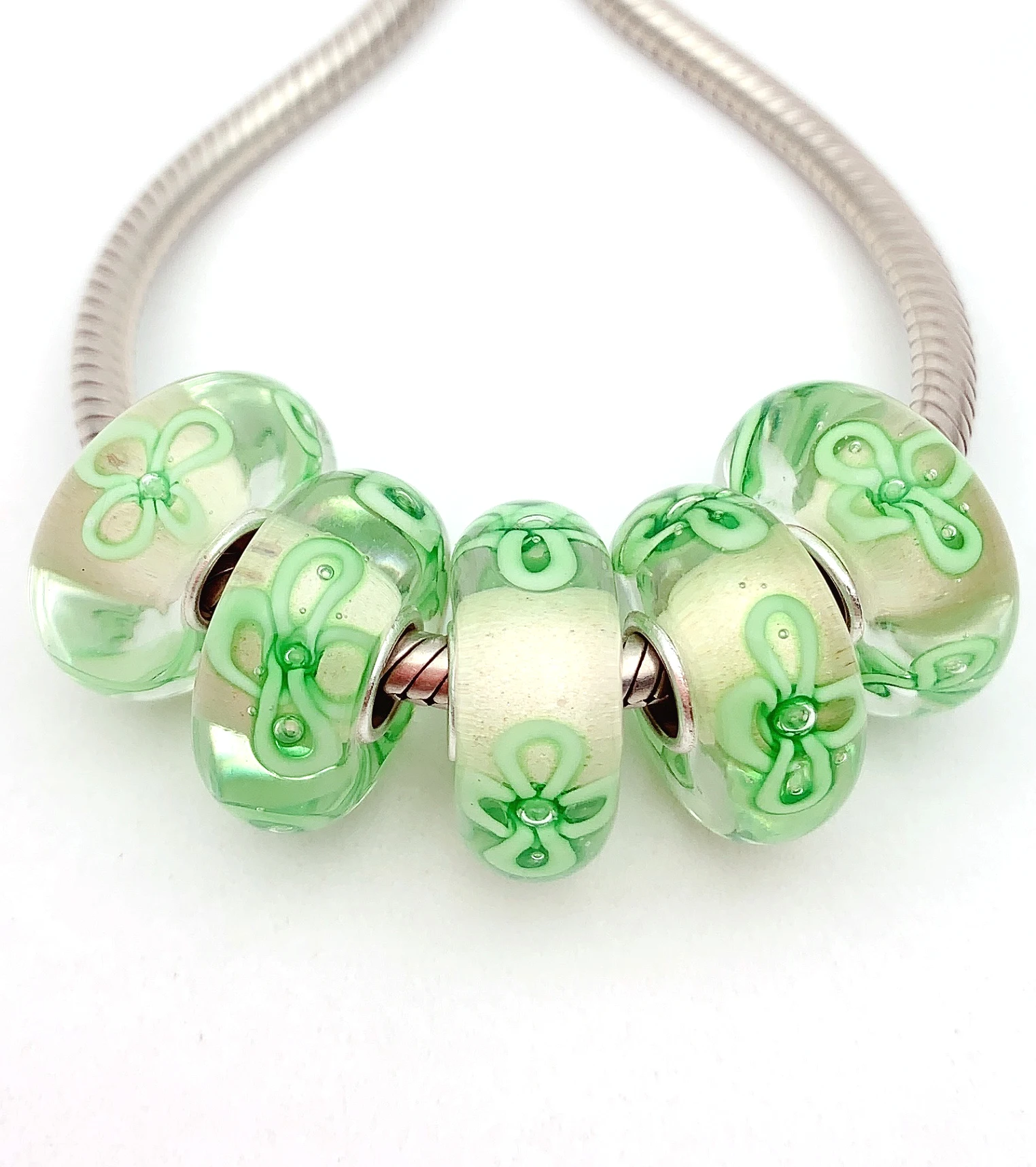 XHYG355 5X 100% Authenticity S925 Sterling Silver Beads Murano GlassBeads Fit European Charms Bracelet Diy Jewelry Lampwork
XHYG355 5X 100% Authenticity S925 Sterling Silver Beads Murano GlassBeads Fit European Charms Bracelet Diy Jewelry Lampwork