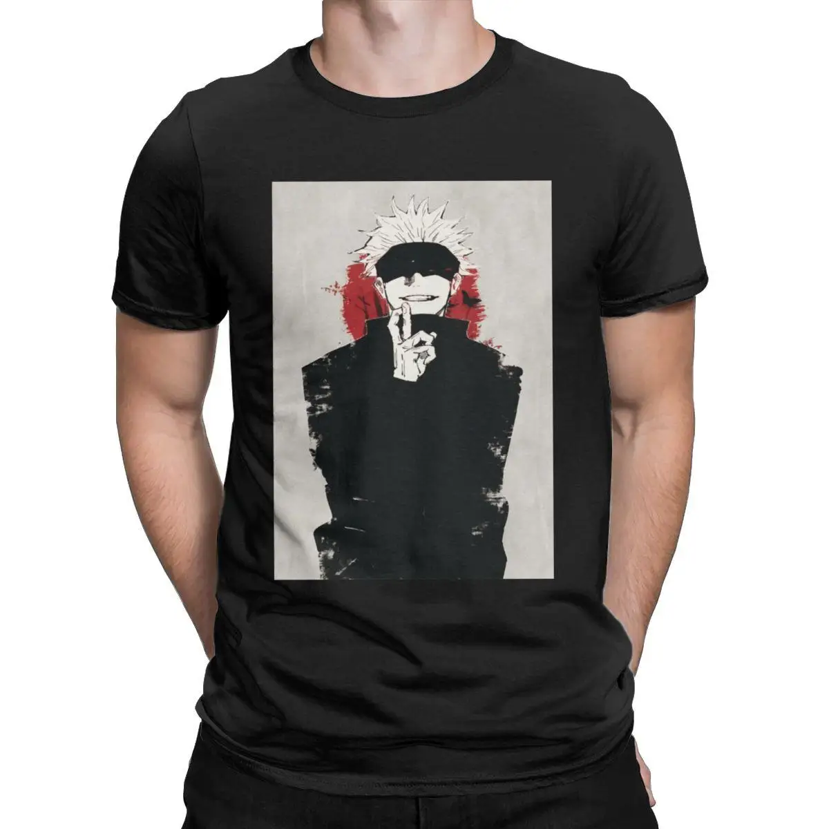 Jujutsu Kaisen Gojo Satoru T Shirts Men's Pure Cotton Vintage T-Shirt Round Collar Anime Tee Shirt Short Sleeve Tops Unique
Jujutsu Kaisen Gojo Satoru T Shirts Men's Pure Cotton Vintage T-Shirt Round Collar Anime Tee Shirt Short Sleeve Tops Unique
