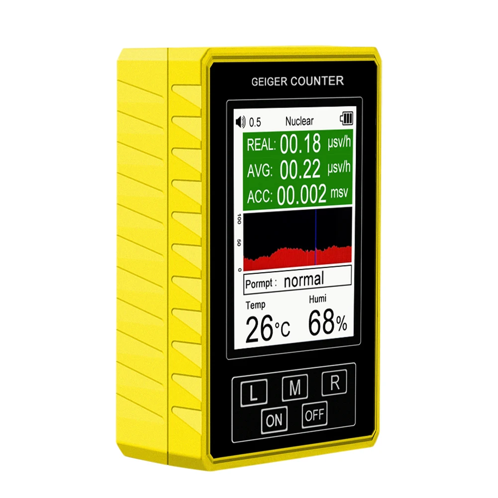 1Pc BR-9C XR-3 PRO Nucleaire Radiation Detector Geiger Counter Humidity Temperature Detector Geigerteller Kleur Scherm Dosimeter
1Pc BR-9C XR-3 PRO Nucleaire Radiation Detector Geiger Counter Humidity Temperature Detector Geigerteller Kleur Scherm Dosimeter