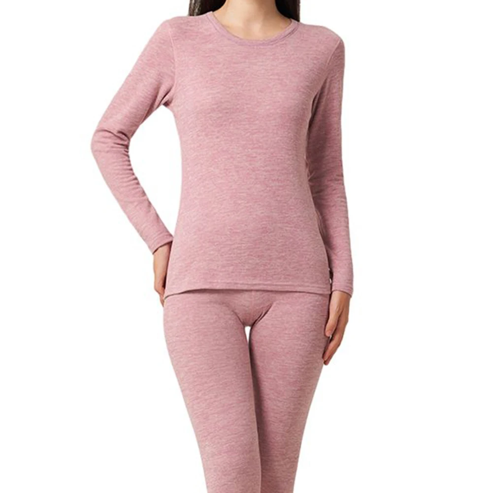 2Pcs Soft Breathable Casual Thermal Underwear Set Solid Color Long Sleeve Tops+ Pants Base Layer Autumn Underwear Sets For Women
2Pcs Soft Breathable Casual Thermal Underwear Set Solid Color Long Sleeve Tops+ Pants Base Layer Autumn Underwear Sets For Women
