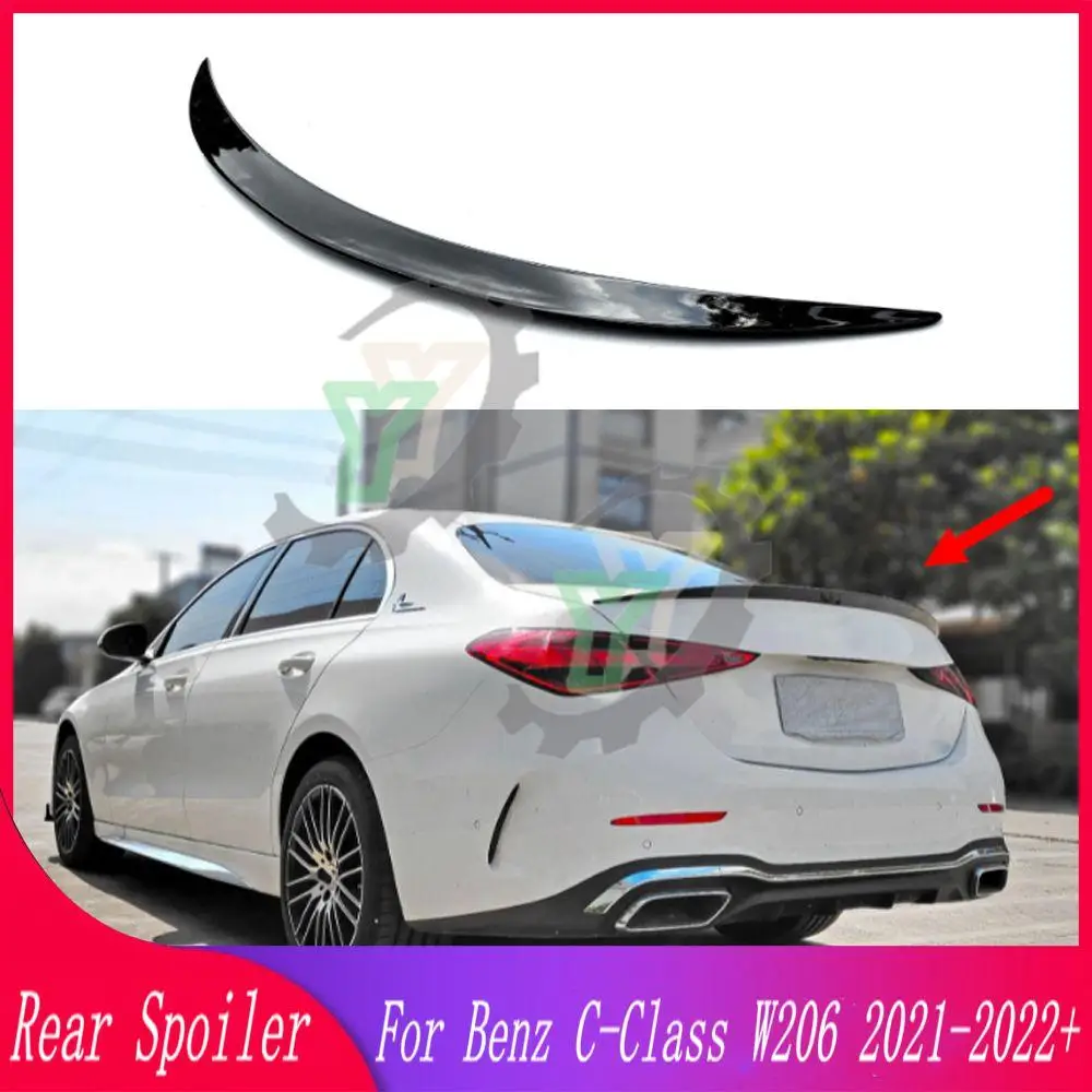 High Quality ABS Plastic Rear Trunk Spoiler Rear Wing Lip Trim For Mercedes Benz C-Class W206/S206 2021 2022+ Car Accessories
High Quality ABS Plastic Rear Trunk Spoiler Rear Wing Lip Trim For Mercedes Benz C-Class W206/S206 2021 2022+ Car Accessories