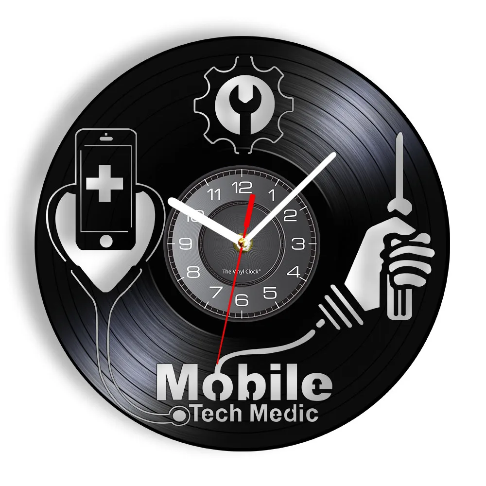 Smart Devices Hospital Fix Sign Mobile Phone Repair Shop Logo Wall Art Wall Clock Mobile Tech Medic Vinyl Record Wall Clock
Smart Devices Hospital Fix Sign Mobile Phone Repair Shop Logo Wall Art Wall Clock Mobile Tech Medic Vinyl Record Wall Clock