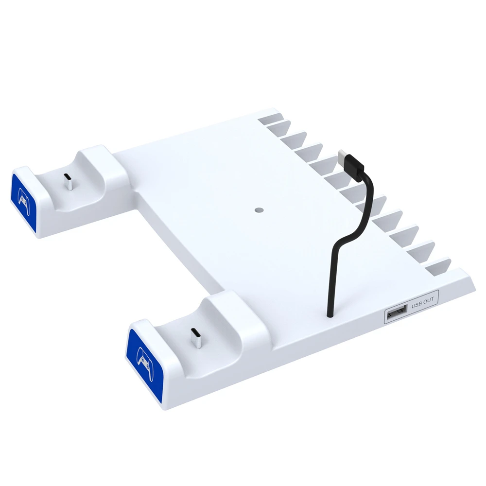For PS5 Slim Host Multifunctional Heat Dissipation Base For P5 Game Controller Charging And Disc Storage Rack Games Accessories
For PS5 Slim Host Multifunctional Heat Dissipation Base For P5 Game Controller Charging And Disc Storage Rack Games Accessories