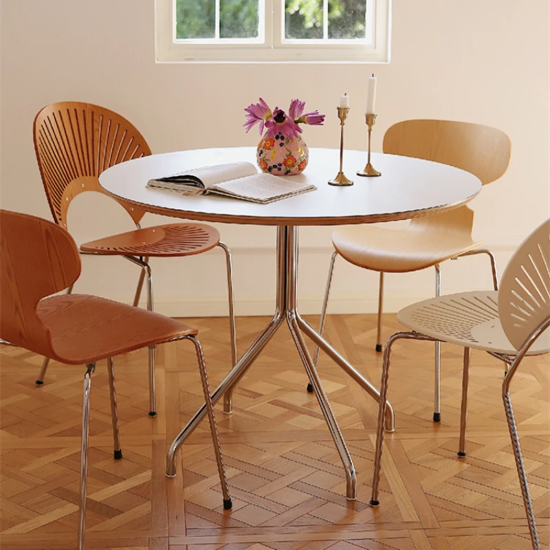 Medieval dining table, Nordic minimalist Instagram style stainless steel small living room, Bauhaus circular dining table
Medieval dining table, Nordic minimalist Instagram style stainless steel small living room, Bauhaus circular dining table