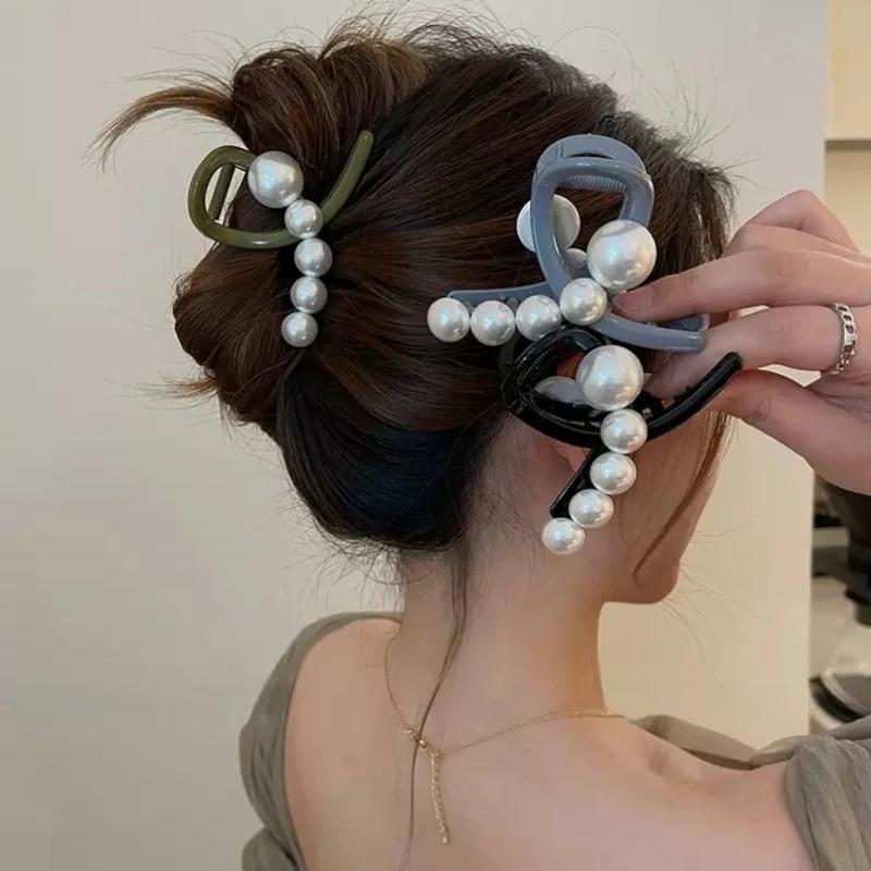 Elegance Woman Classic Big Pearl Hair Claws Fashion Hair Clips Crab Girls Hair Accessories Hairpins Female Ornament Hairgrip
Elegance Woman Classic Big Pearl Hair Claws Fashion Hair Clips Crab Girls Hair Accessories Hairpins Female Ornament Hairgrip