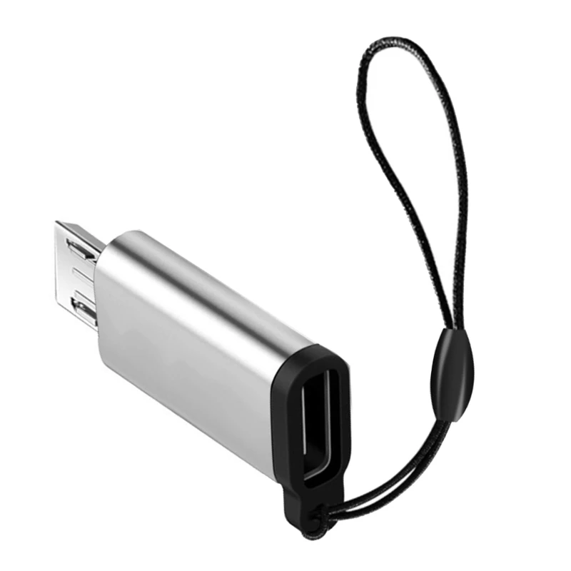 

Небольшой адаптер USB C к Micro USB Портативный преобразователь типа C «мама» в разъем Micro USB «папа» для зарядки и данных