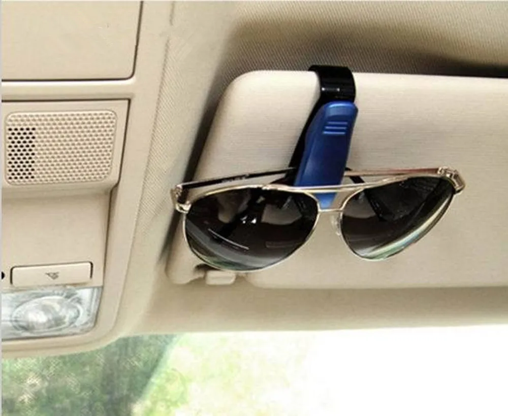 

Fashion Plastic Eye Glasses Card Pen Holder Clip Car Vehicle Accessories Sun Visor Sunglasses 7cm*2.5cm Universal