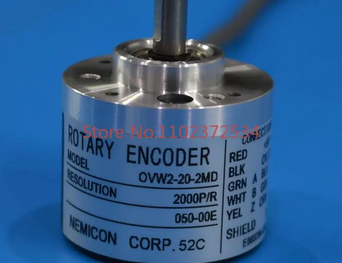 Incremental photoelectric rotary encoder OVW2-20-2MD 2000P/R
Incremental photoelectric rotary encoder OVW2-20-2MD 2000P/R