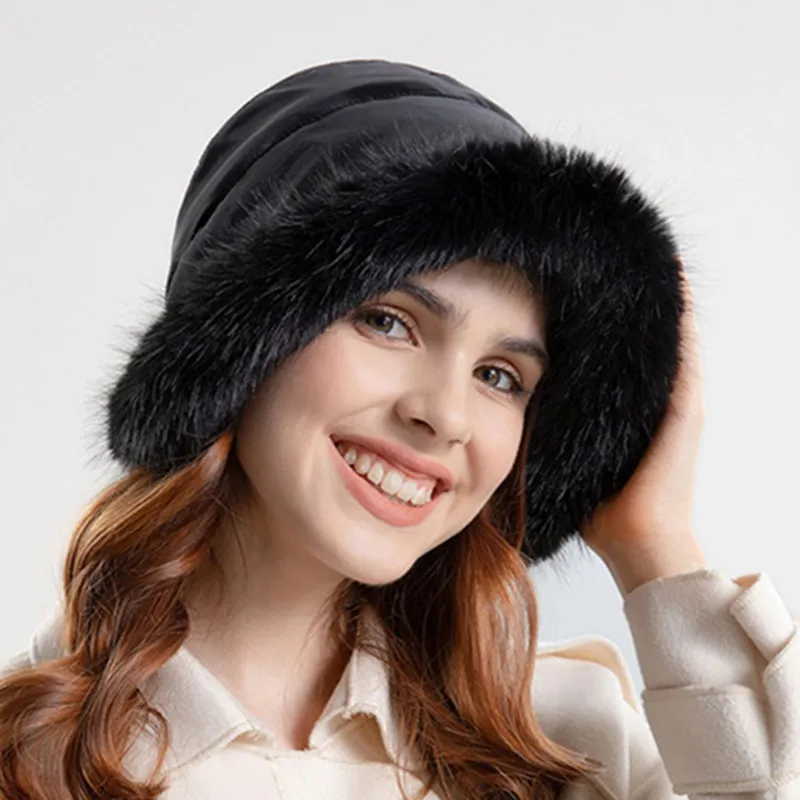 New Winter Women's Fluff Thickening Warm Bucket Hat Cold Proof Earmuffs Caps Lovely Fashion Winter Hats For Women Free Shipping
New Winter Women's Fluff Thickening Warm Bucket Hat Cold Proof Earmuffs Caps Lovely Fashion Winter Hats For Women Free Shipping