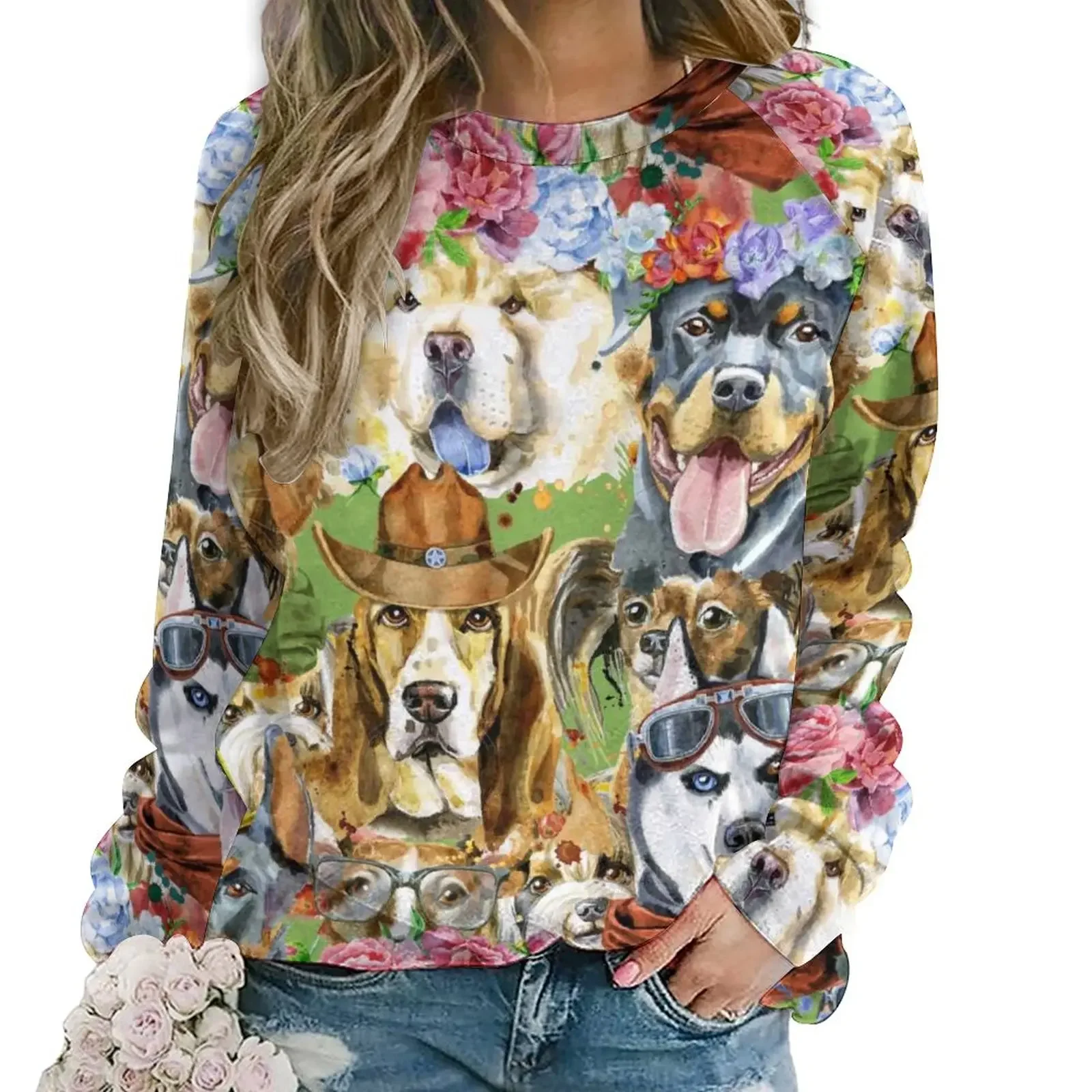 Funny Dog Hoodies Women Flower Dogs Collection Art Harajuku Casual Hoodie Autumn Long Sleeve Kawaii Graphic Sweatshirts Big Size
Funny Dog Hoodies Women Flower Dogs Collection Art Harajuku Casual Hoodie Autumn Long Sleeve Kawaii Graphic Sweatshirts Big Size