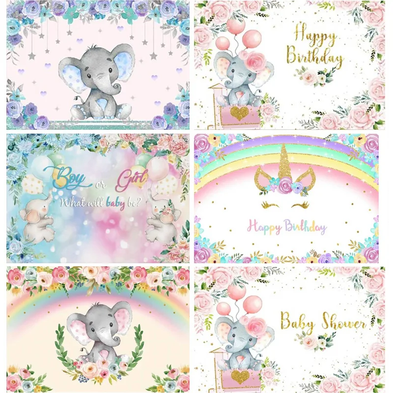 Wild One Newborn Party Elephant Photography Backdrops Props Hundred days 1st Birthday Animals Photo Studio Background WP-16
Wild One Newborn Party Elephant Photography Backdrops Props Hundred days 1st Birthday Animals Photo Studio Background WP-16