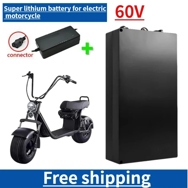 Electric motorcycle large capacity power lithium battery waterproof 18650 two wheeled folding scooter 60V10Ah20Ah30Ah detachable
Electric motorcycle large capacity power lithium battery waterproof 18650 two wheeled folding scooter 60V10Ah20Ah30Ah detachable