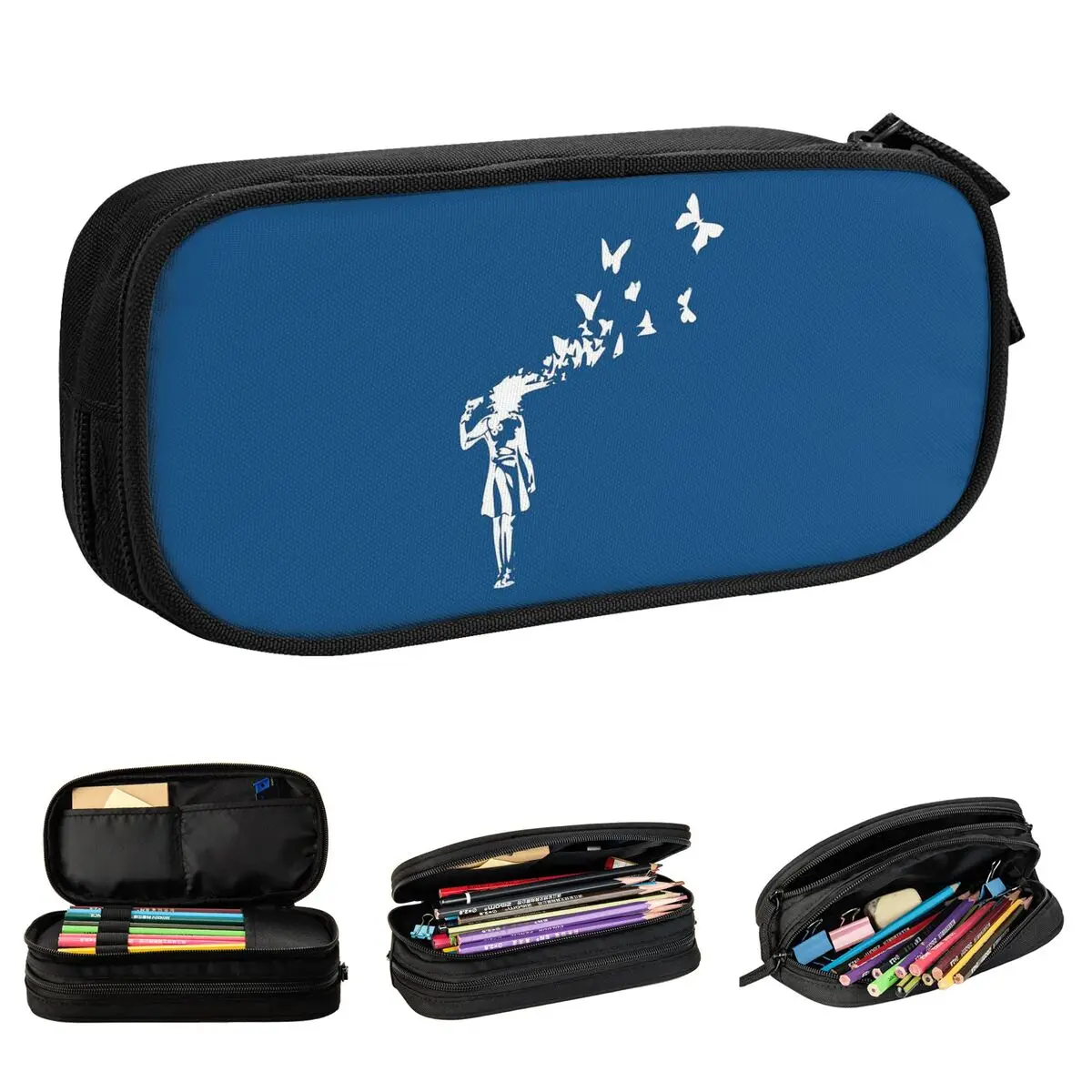 New Butterfly Pencil Cases Pencilcases Pen Holder for Girl Boy Big Capacity Bags Office Gifts Stationery
New Butterfly Pencil Cases Pencilcases Pen Holder for Girl Boy Big Capacity Bags Office Gifts Stationery
