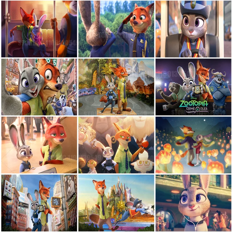 Zootopia Diamond Painting Disney Cartoon Animals Cross Stitch Full Drill Diamond Embroidery Rabbit Fox Mosaic Home Decoration
Zootopia Diamond Painting Disney Cartoon Animals Cross Stitch Full Drill Diamond Embroidery Rabbit Fox Mosaic Home Decoration