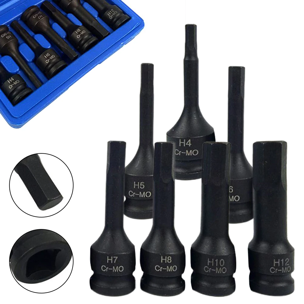 7pcs CR0 Steel Impact Sockets Set For 3/8" Manual Wrenches Pneumatic Electric Wrenches Remove Inner Torx Screw Hand Tools Wrench
7pcs CR0 Steel Impact Sockets Set For 3/8" Manual Wrenches Pneumatic Electric Wrenches Remove Inner Torx Screw Hand Tools Wrench