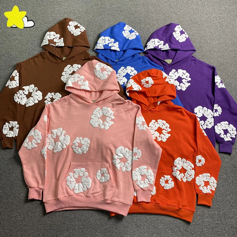 Men Women Couple Casual Pink Denim Tears Hoodie Hooded High Quality Cotton Classic Kapok Puff Printing Pullovers Inside Tags
Men Women Couple Casual Pink Denim Tears Hoodie Hooded High Quality Cotton Classic Kapok Puff Printing Pullovers Inside Tags