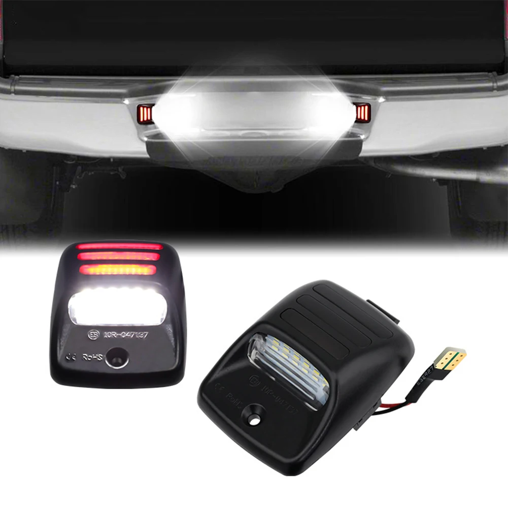 2PCS LED License Plate Light Suitable For Tacoma 2005-2015 For Tundra 2000-2013 Vehicle Exterior Replacement 2.0x1.75x1 Inch
2PCS LED License Plate Light Suitable For Tacoma 2005-2015 For Tundra 2000-2013 Vehicle Exterior Replacement 2.0x1.75x1 Inch