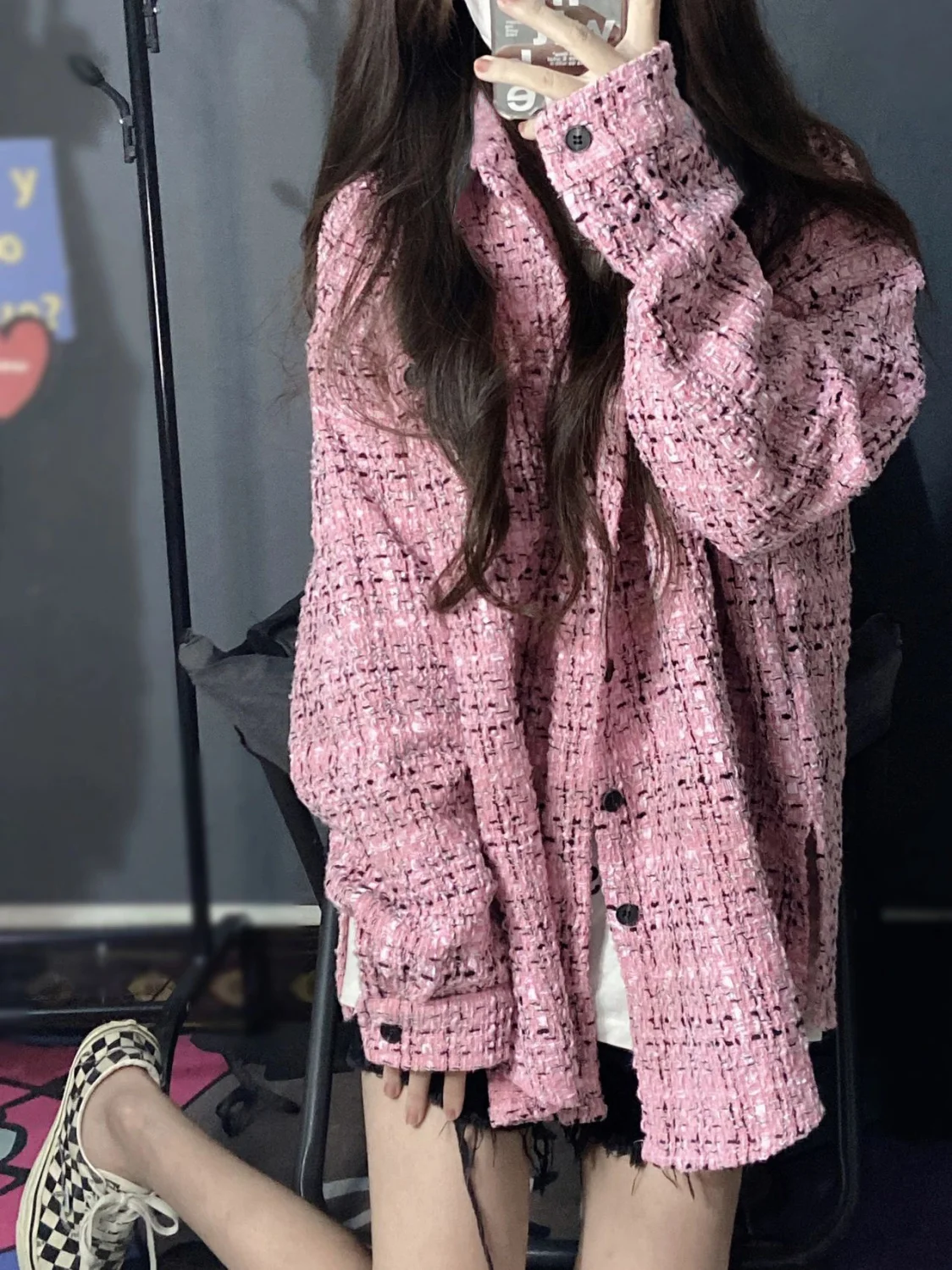 Y2k Harajuku Coat with plaid button pockets designed to match all women's retro fall 2023 new women jackets 2023
Y2k Harajuku Coat with plaid button pockets designed to match all women's retro fall 2023 new women jackets 2023