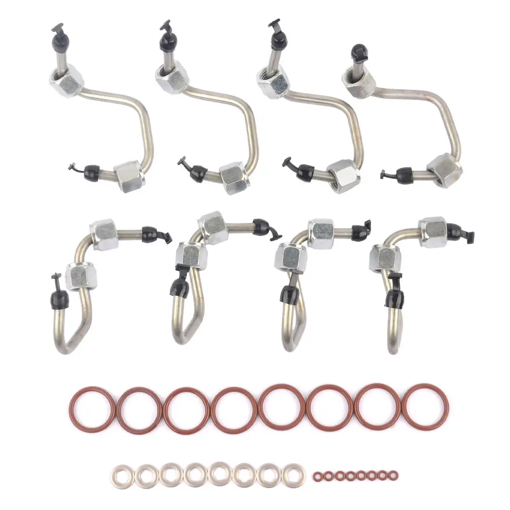 Fuel Injector Install Kit with Injector Line Set of 8 for 6.4L For Ford Powerstroke
Fuel Injector Install Kit with Injector Line Set of 8 for 6.4L For Ford Powerstroke
