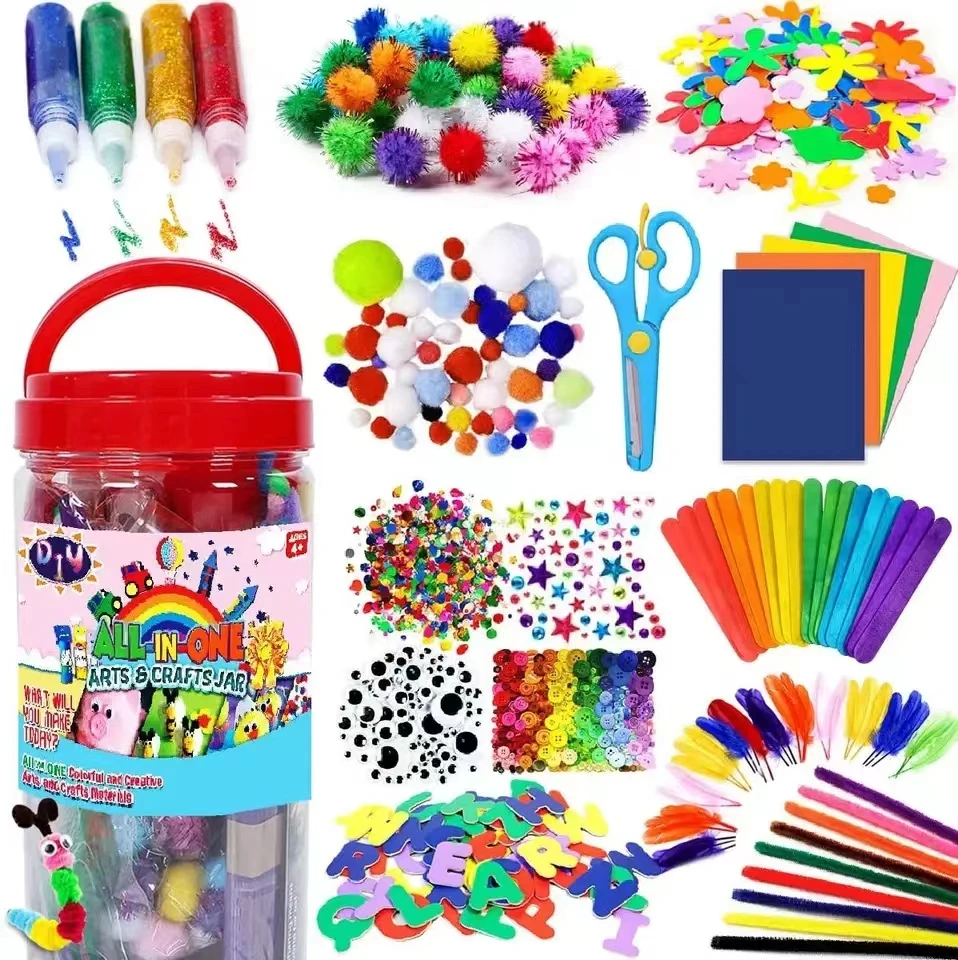All In One DIY Kid Craft Art Kit Set Painting Educational Toy Home School Party Supply Jar Color Assorted Gift Bucket Busy Girl
All In One DIY Kid Craft Art Kit Set Painting Educational Toy Home School Party Supply Jar Color Assorted Gift Bucket Busy Girl