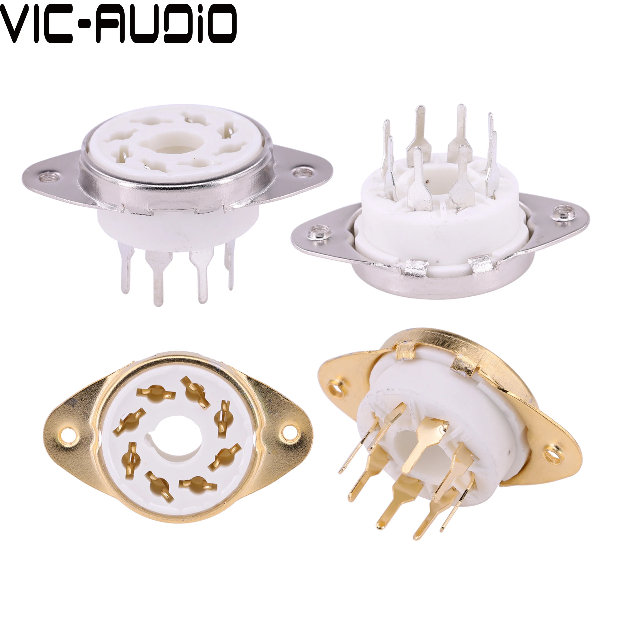 8Pin Tube Socket Ceramic GZC8-Y-5 K8A Vintage Valve Socket For KT88 6V6 6L6 EL34 6CA7 6SN7 Vacuum Tube Amplifier Audio HIFI PCB
8Pin Tube Socket Ceramic GZC8-Y-5 K8A Vintage Valve Socket For KT88 6V6 6L6 EL34 6CA7 6SN7 Vacuum Tube Amplifier Audio HIFI PCB