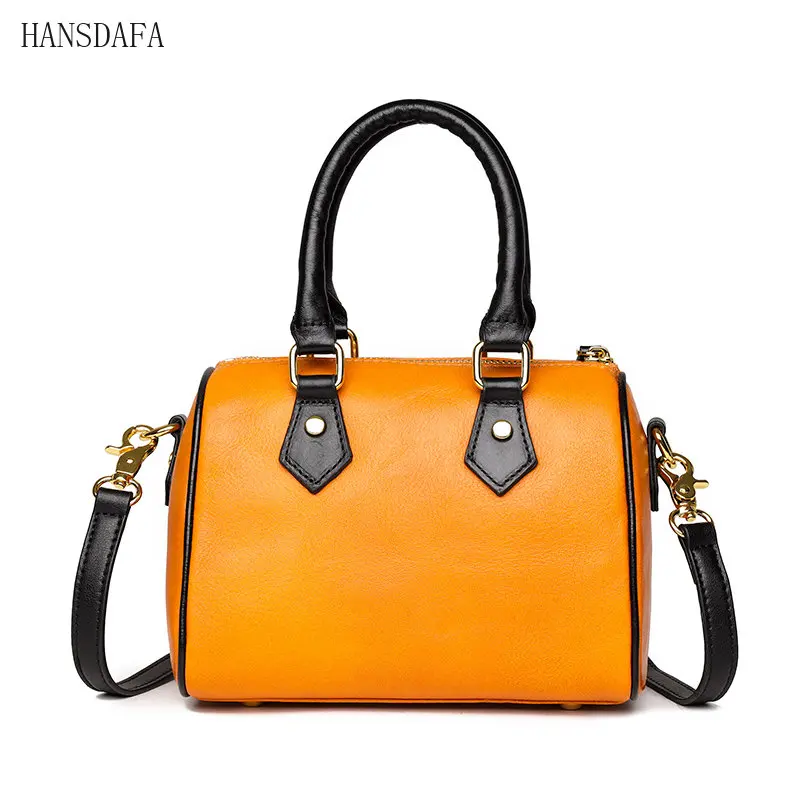 

Women Cow Leather Shoulder Crossbody Bags Luxury Brand Ladies Handbag Fashion Solid Color Genuine Leather Female Tote Sac a Main