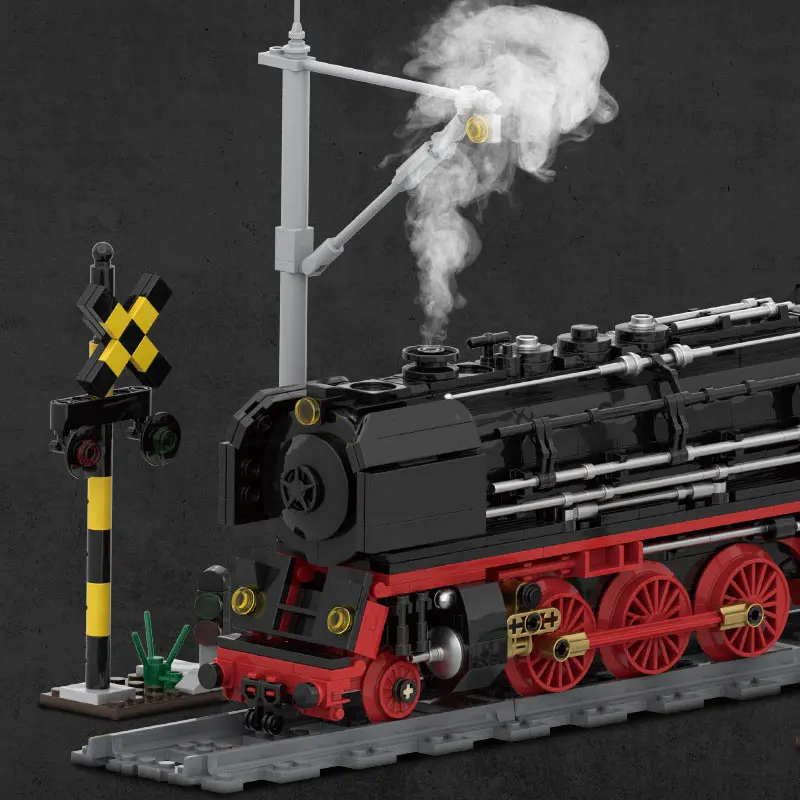 1177Pcs MOC City Technology Middle Ages Steam Train Transportation Model Toys Building Blocks Bricks Birthday Gifts Kid Children 1177Pcs MOC City Technology Middle Ages Steam Train Transportation Model Toys Building Blocks Bricks Birthday Gifts Kid Children