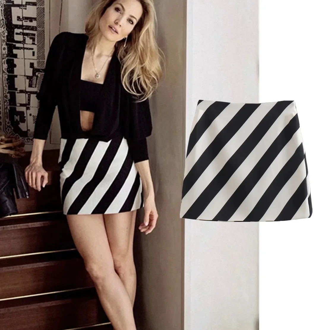 Dave&Di High Waist Package Hips Sexy Mini Skirts Women Retro Streetwear Zebra Print Skirt
Dave&Di High Waist Package Hips Sexy Mini Skirts Women Retro Streetwear Zebra Print Skirt