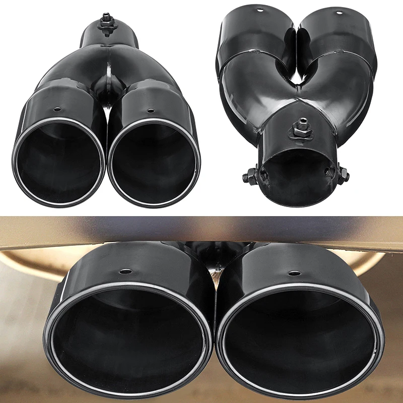 63mm 2.5'' Universal Car Inlet Dual Rear Muffler Exhaust Tip Tail Pipe Outlet Brand New Car Accessories High Quality And Durable
63mm 2.5'' Universal Car Inlet Dual Rear Muffler Exhaust Tip Tail Pipe Outlet Brand New Car Accessories High Quality And Durable