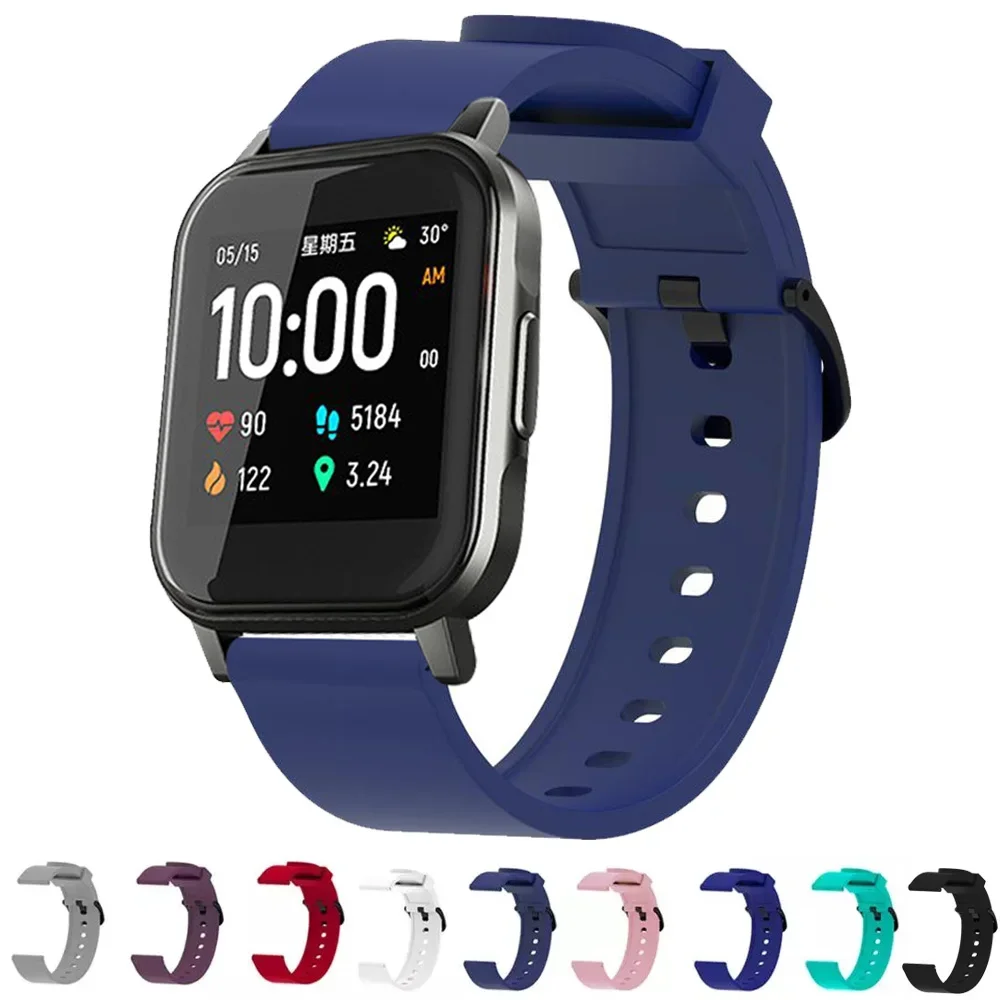For Haylou LS02 band Silicone Watchband Bracelet 20mm Strap Replacement Wristband For Haylou RS4 Plus/RS4/Realme Watch Correa
For Haylou LS02 band Silicone Watchband Bracelet 20mm Strap Replacement Wristband For Haylou RS4 Plus/RS4/Realme Watch Correa
