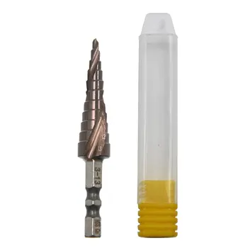 M35 육각 나선형 코발트 함유 스텝 드릴, 스테인레스 스틸 홀 오프너, Co 파고다 드릴 비트, 절단 도구, 3-13mm 상품 이미지