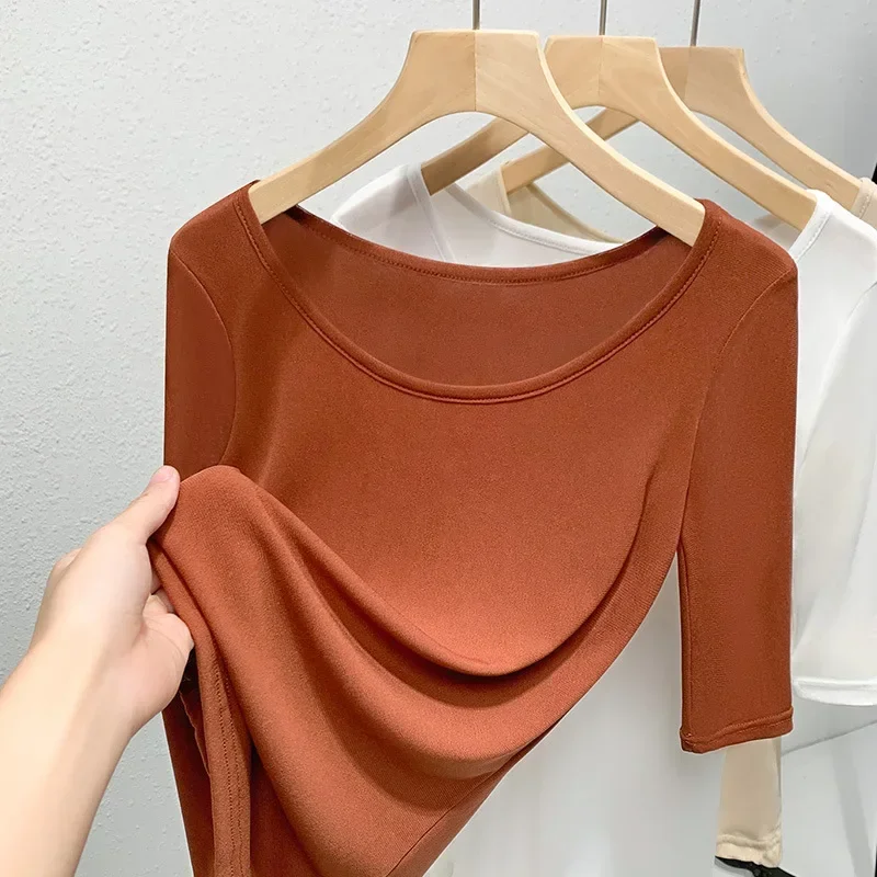 2023 new womens large round neck solid color half-sleeved t-shirt elastic waist tunic mesh shirt gray22
2023 new womens large round neck solid color half-sleeved t-shirt elastic waist tunic mesh shirt gray22