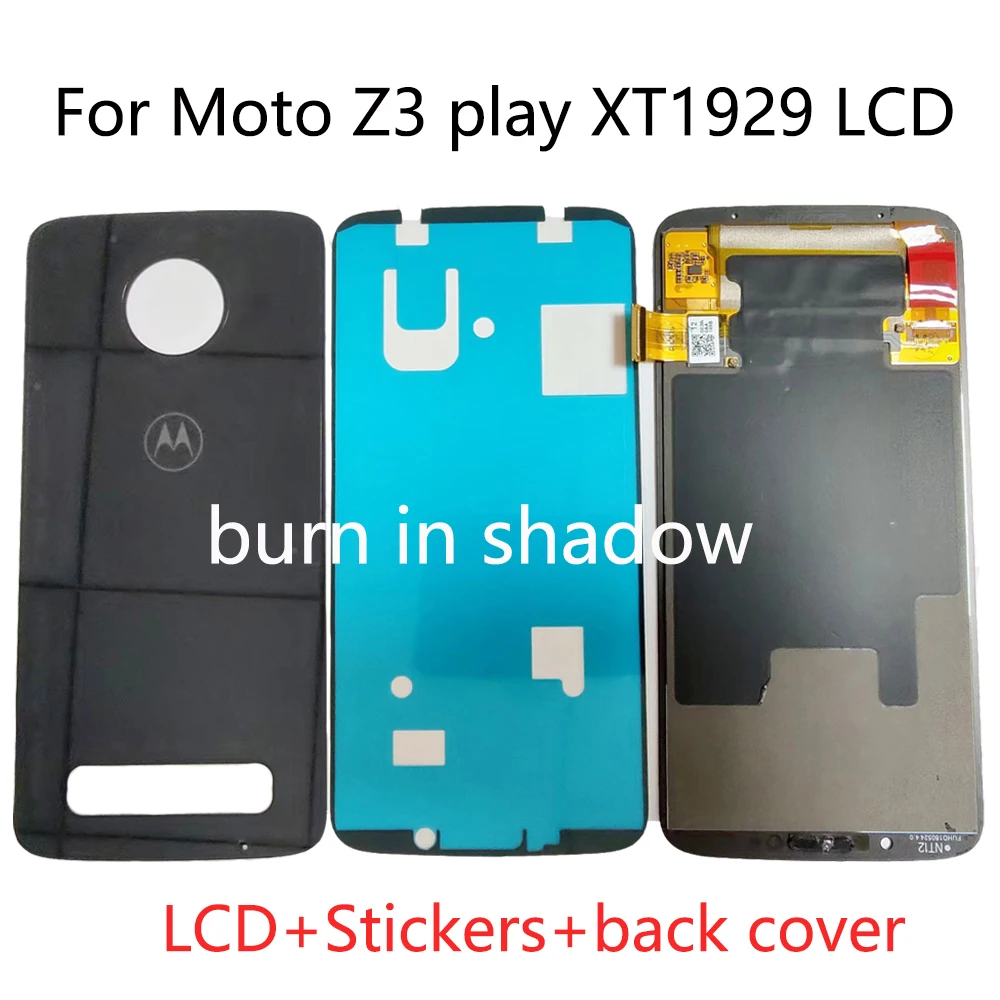 6.01" Original AMOLED For Motorola Moto Z3 Play LCD Display Z3play XT1929 With Burn-shadow Touch Screen Digitizer Assembly
6.01" Original AMOLED For Motorola Moto Z3 Play LCD Display Z3play XT1929 With Burn-shadow Touch Screen Digitizer Assembly
