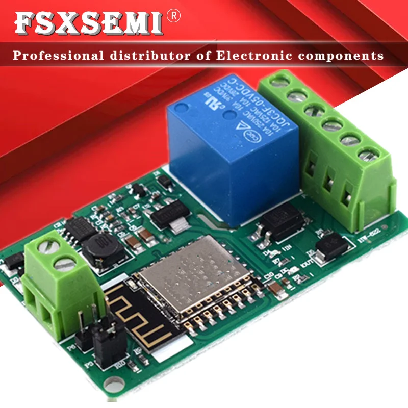 ESP8266 ESP-12F WIFI Wireless Module 1 Channel Relay Shield Overcurrent Protection Wi-Fi Network Relay Module 10A DC 7-30V 
ESP8266 ESP-12F WIFI Wireless Module 1 Channel Relay Shield Overcurrent Protection Wi-Fi Network Relay Module 10A DC 7-30V