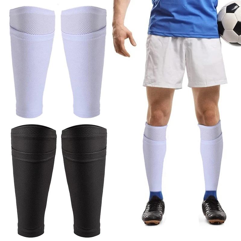 

Men's Leg Guards Basketball Football Sports Leg Cover Adult Youth Shin Guards Calf Socks Leg Cover Calcetines With Pocket Hombre