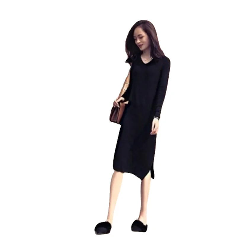 Women's Long Sleeves Pullover Sweater, Female Cultivator Dress, Versatile Underskirt, Thin Sweater, Medium Length, New
Women's Long Sleeves Pullover Sweater, Female Cultivator Dress, Versatile Underskirt, Thin Sweater, Medium Length, New