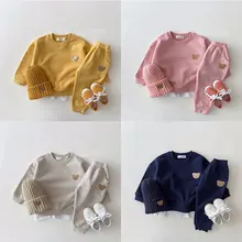Newborn Baby Suit Cotton Solid Color Cute Bear Embroidery Casual Pullover Sweater Two PCS Set Spring Autumn Go Out Travel Romper
Newborn Baby Suit Cotton Solid Color Cute Bear Embroidery Casual Pullover Sweater Two PCS Set Spring Autumn Go Out Travel Romper