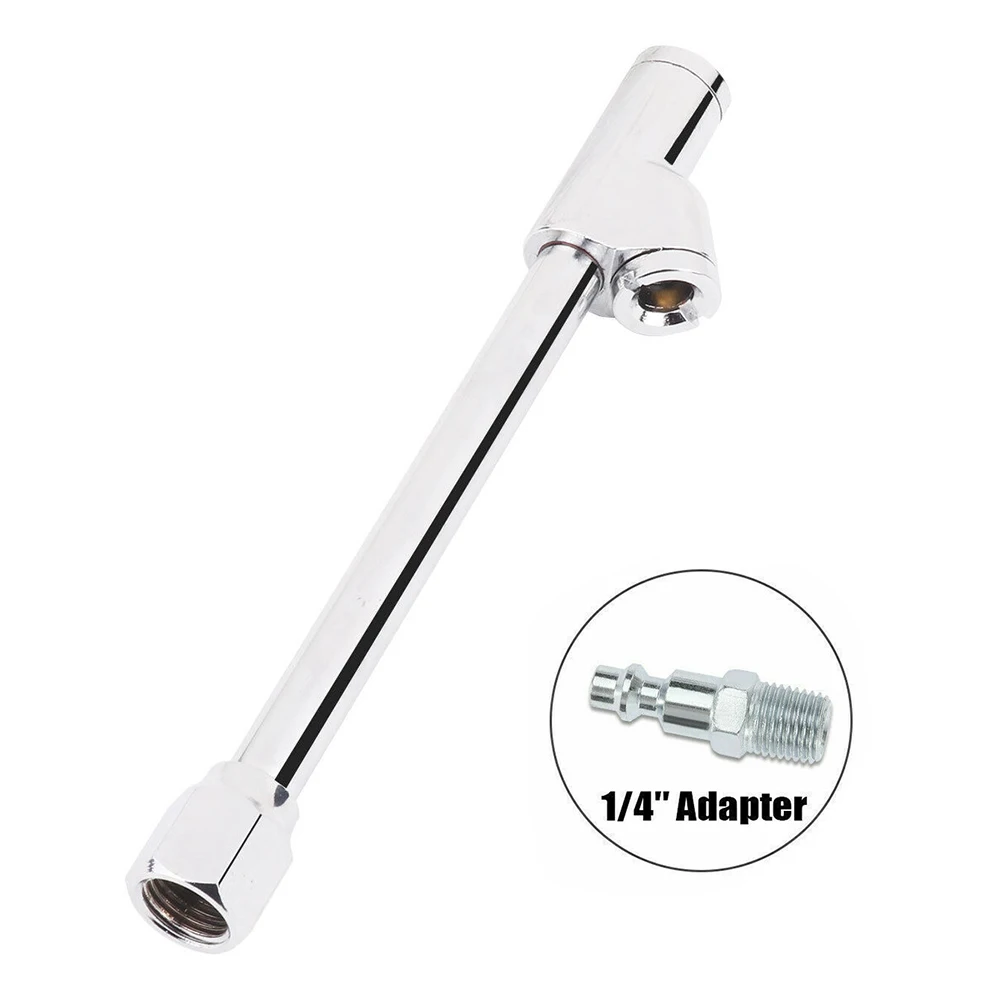 1x Tire Chuck Heavy Duty Tire Filler RV Dual Head Chuck 2in1 Heavy Duty Tire Filler FNPT RV Dual Head Inflator 1/4\"Compressor
1x Tire Chuck Heavy Duty Tire Filler RV Dual Head Chuck 2in1 Heavy Duty Tire Filler FNPT RV Dual Head Inflator 1/4\"Compressor