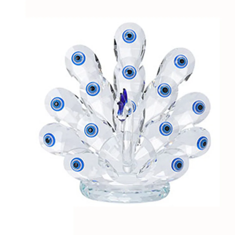 Crystal Peacock Figurine Transparent+Blue 1 Pcs 15*13cm/5.91*5.12 In Beautiful Fashionable Glass Crafts Brand New
Crystal Peacock Figurine Transparent+Blue 1 Pcs 15*13cm/5.91*5.12 In Beautiful Fashionable Glass Crafts Brand New