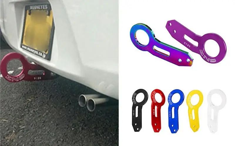Auto Car Rear Tow Styling Hook Kits Automotive Aluminum Racing Ring Trailer Hooks Car Decoration Towing Tools For SUV RV
Auto Car Rear Tow Styling Hook Kits Automotive Aluminum Racing Ring Trailer Hooks Car Decoration Towing Tools For SUV RV