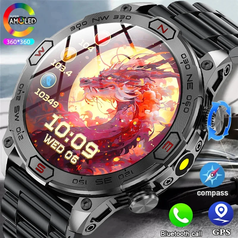 Смарт-часы мужские с GPS-треком, 1,43 дюйма, 450 мАч
Смарт-часы мужские с GPS-треком, 1,43 дюйма, 450 мАч