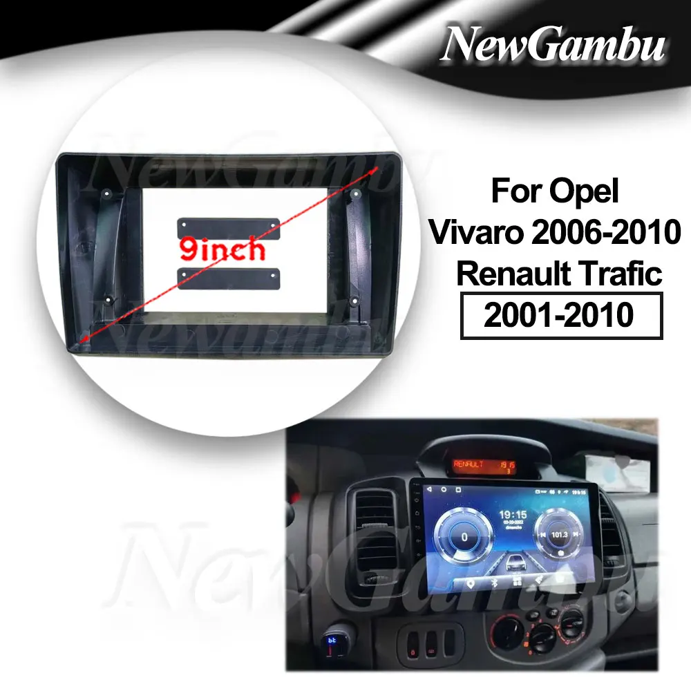 9 дюймов для Opel Vivaro 2006-2010 Renault Trafic 2001-2010, рамка Fascia, без кабеля, комплекты отделки приборной панели, радиоплеер Facia
9 дюймов для Opel Vivaro 2006-2010 Renault Trafic 2001-2010, рамка Fascia, без кабеля, комплекты отделки приборной панели, радиоплеер Facia