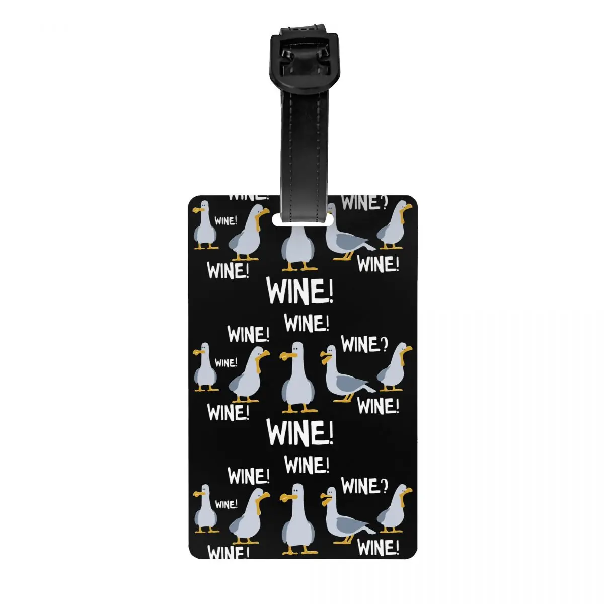 

Finding Nemo Wine! Seagull Luggage Tag With Name Card Privacy Cover ID Label for Suitcase