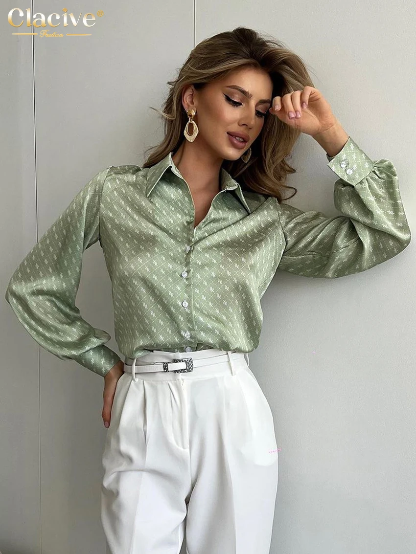 Clacive Fashion Loose Print Women's Elegant Blouse 2024 Casual Lapel Long Sleeve Shirts Elegant Classic Top Female Clothing
Clacive Fashion Loose Print Women's Elegant Blouse 2024 Casual Lapel Long Sleeve Shirts Elegant Classic Top Female Clothing