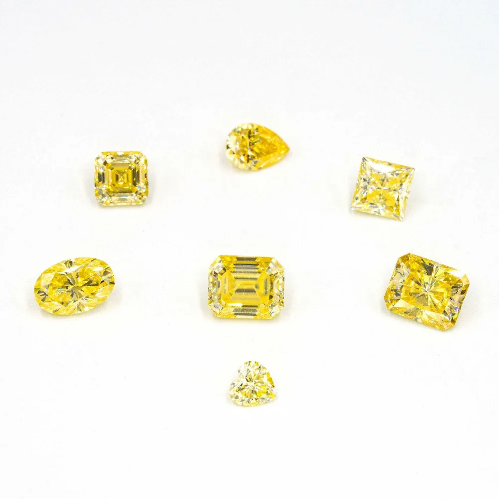 Gold Yellow Color Geometric Moissanite Loose Stone Princess Pear Heart Radiant Emerald Oval Cut Moissanite Gem Bead Pass Tester
Gold Yellow Color Geometric Moissanite Loose Stone Princess Pear Heart Radiant Emerald Oval Cut Moissanite Gem Bead Pass Tester