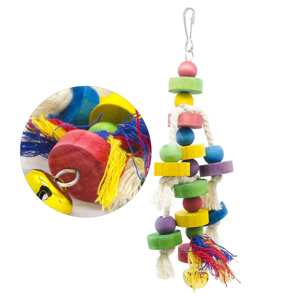 Round Block Birds Bite Playing Toy Parrot Cotton Rope String Toy Funny Bird String
Round Block Birds Bite Playing Toy Parrot Cotton Rope String Toy Funny Bird String