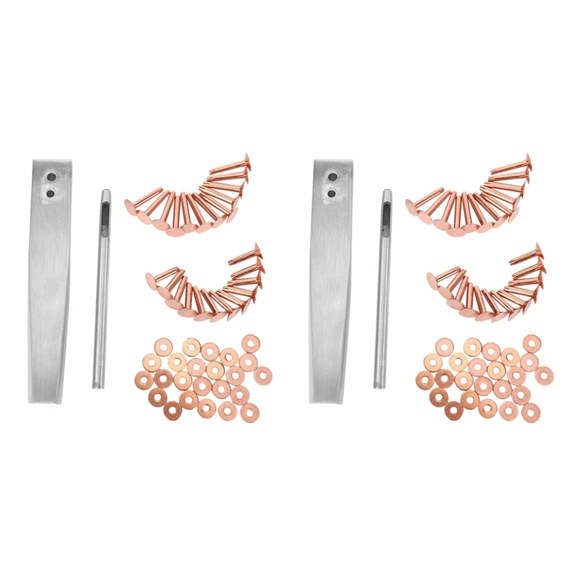 2X Red Copper Rivet And Burr With Burr Setter Copper Rivet Fastener Install Setting Tool And Hole Punch Cutter
2X Red Copper Rivet And Burr With Burr Setter Copper Rivet Fastener Install Setting Tool And Hole Punch Cutter