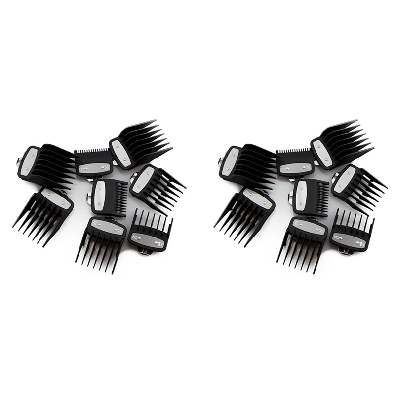 

For Wahl Hair Clipper Guide Comb Cutting Limit Combs 16Pcs Set Standard Guards Attach Parts Electric Clippers