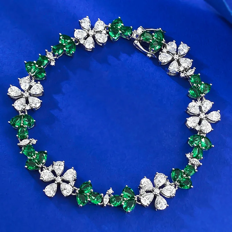 New S925 Silver Garden Flower Bracelet for Women's Daily Small Clear Versatile Style
New S925 Silver Garden Flower Bracelet for Women's Daily Small Clear Versatile Style
